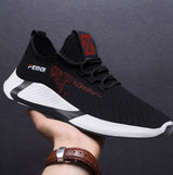 New Sports Shoes Men's Breathable Lace-up Running Shoes