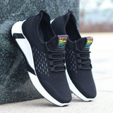 New Sports Shoes Men's Breathable Lace-up Running Shoes
