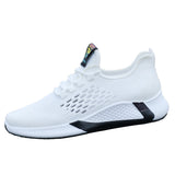 New Sports Shoes Men's Breathable Lace-up Running Shoes