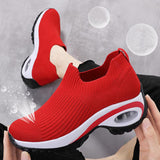 Sneakers Women Air Cushion Mesh Breathable Running Shoes