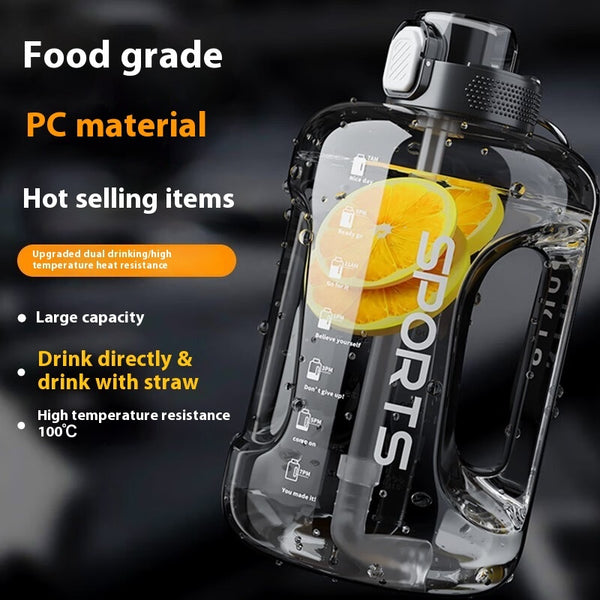 Large-capacity Water Cup Men's Sports Fitness Bottle