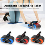 Double Wheel Abdominal Exerciser Roller Waist Trainer for Core Strength